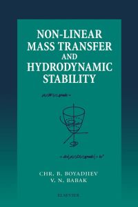 Cover image: Non-Linear Mass Transfer and Hydrodynamic Stability 9780444504289