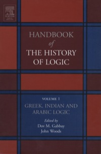 Immagine di copertina: Greek, Indian and Arabic Logic 1st edition 9780444504661