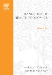 表紙画像: Handbook of Health Economics 9780444504708