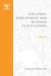 صورة الغلاف: Inflation, Employment and Business Fluctuations 9780444505187