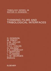 Imagen de portada: Thinning Films and Tribological Interfaces: Proceedings of the 26<SUP>th</SUP> Leeds-Lyon Symposium 9780444505316