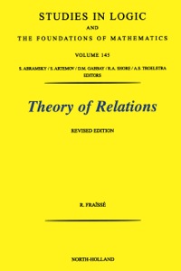 Imagen de portada: Theory of Relations 9780444505422