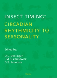 Imagen de portada: Insect Timing: Circadian Rhythmicity to Seasonality: Circadian Rhythmicity to Seasonality 9780444506085