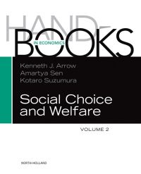 Cover image: Handbook of Social Choice & Welfare 9780444508942