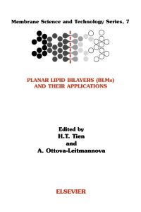 Immagine di copertina: Planar Lipid Bilayers (BLM's) and Their Applications 9780444509406