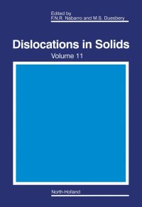 Imagen de portada: Dislocations in Solids 9780444509666