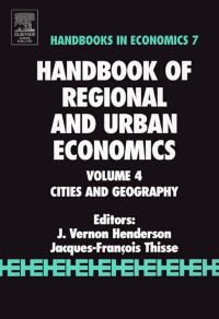 Imagen de portada: Handbook of Regional and Urban Economics: Cities and Geography 9780444509673