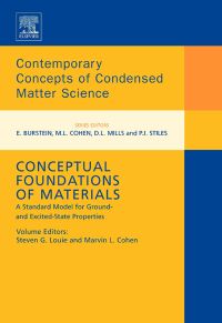 表紙画像: Conceptual Foundations of Materials: A standard model for ground- and excited-state properties 9780444509765