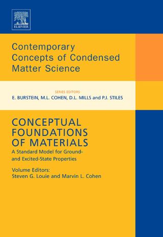 Cover image: Conceptual Foundations of Materials: A standard model for ground- and excited-state properties 9780444509765