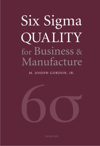Imagen de portada: Six Sigma Quality for Business and Manufacture 9780444510471