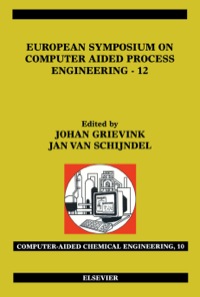 表紙画像: European Symposium on Computer Aided Process Engineering - 12 9780444511096