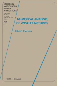 Imagen de portada: Numerical Analysis of Wavelet Methods 9780444511249