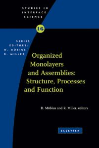 Imagen de portada: Organized Monolayers and Assemblies: Structure, Processes and Function: Structure, Processes and Function 9780444512567