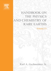 Omslagafbeelding: Handbook on the Physics and Chemistry of Rare Earths 9780444513236