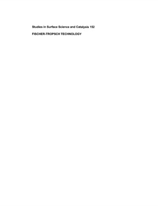 Imagen de portada: Fischer-Tropsch Technology 9780444513540