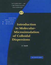 Imagen de portada: Introduction to Molecular-Microsimulation for Colloidal Dispersions 9780444514240