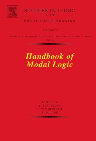 Imagen de portada: Handbook of Modal Logic 9780444516909