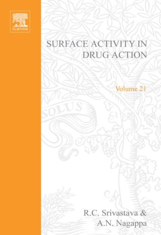 صورة الغلاف: Surface Activity in Drug Action 9780444517159