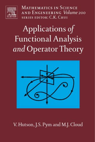 Cover image: Applications of Functional Analysis and Operator Theory 2nd edition 9780444517906