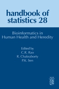 表紙画像: Handbook of Statistics: Bioinformatics in Human Health and Heredity 9780444518750