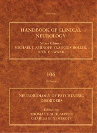 Cover image: Neurobiology of Psychiatric Disorders: Handbook of Clinical Neurology (Series Editors: Aminoff, Boller and Swaab). Vol. 106 9780444520029