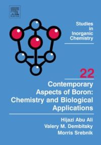 Immagine di copertina: Contemporary Aspects of Boron: Chemistry and Biological Applications: Chemistry and Biological Applications 9780444520210