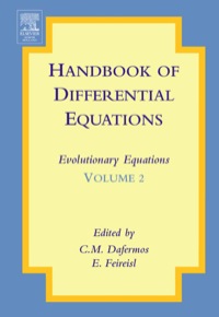 Titelbild: Handbook of Differential Equations: Evolutionary Equations: Evolutionary Equations 9780444520487
