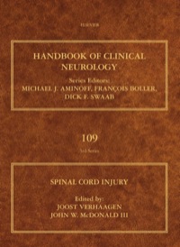 Cover image: Spinal Cord Injury: Handbook of Clinical Neurology Series 9780444521378