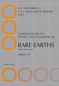 صورة الغلاف: Handbook on the Physics and Chemistry of Rare Earths: Optical Spectroscopy 9780444521446