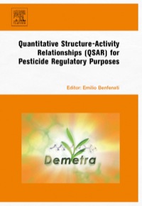 صورة الغلاف: Quantitative Structure-Activity Relationships (QSAR) for Pesticide Regulatory Purposes 9780444527103