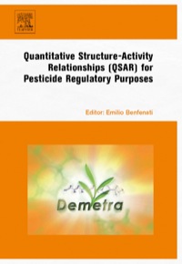 Cover image: Quantitative Structure-Activity Relationships (QSAR) for Pesticide Regulatory Purposes 9780444527103