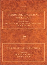 Imagen de portada: Neurological Rehabilitation: Handbook of Clinical Neurology 9780444529015