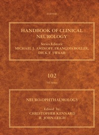 Titelbild: Neuro-ophthalmology: Handbook of Clinical Neurology, Vol 102 (Series Editors: Aminoff, Boller and Swaab) 9780444529039