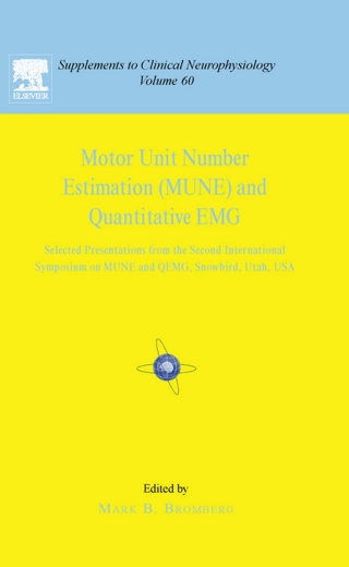 Omslagafbeelding: Motor Unit Number Estimation and Quantitative EMG Volume 60 9780444529091