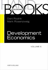Cover image: Handbook of Development Economics 9780444529442