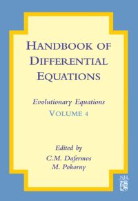 Cover image: Handbook of Differential Equations: Evolutionary Equations: Evolutionary Equations 9780444530349