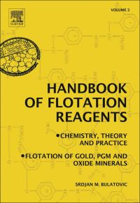 صورة الغلاف: Handbook of Flotation Reagents: Chemistry, Theory and Practice: Volume 2: Flotation of Gold, PGM and Oxide Minerals 9780444530820