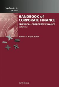 Cover image: Handbook of Empirical Corporate Finance: Empirical Corporate Finance 9780444530905