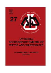 Titelbild: UV-visible Spectrophotometry of Water and Wastewater 9780444530929
