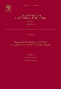 Imagen de portada: Advances in Flow Injection Analysis and Related Techniques 9780444530943