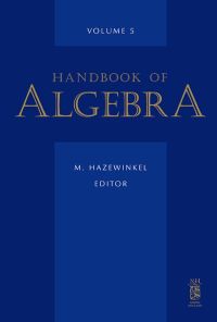 Imagen de portada: Handbook of Algebra 9780444531018