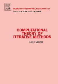 Imagen de portada: Computational Theory of Iterative Methods 9780444531629