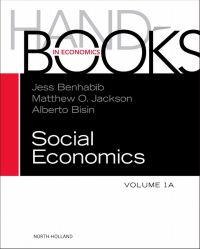 Cover image: Handbook of Social Economics, Volume 1A 3rd edition 9780444531872