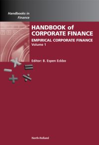 Cover image: Handbook of Empirical Corporate Finance SET 9780444532657
