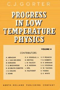 Imagen de portada: Progress in Low Temperature Physics 9780444533104