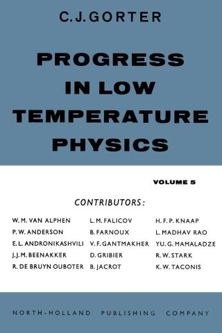 Omslagafbeelding: Progress in Low Temperature Physics 9780444533111