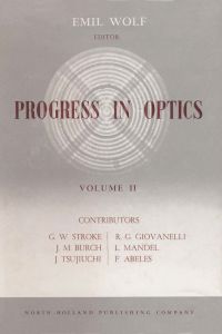 Cover image: Progress in Optics Volume 2 9780444533340