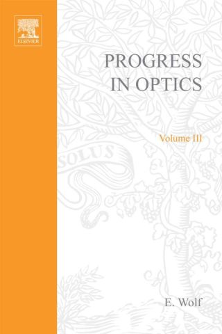 Imagen de portada: Progress in Optics Volume 3 9780444533357