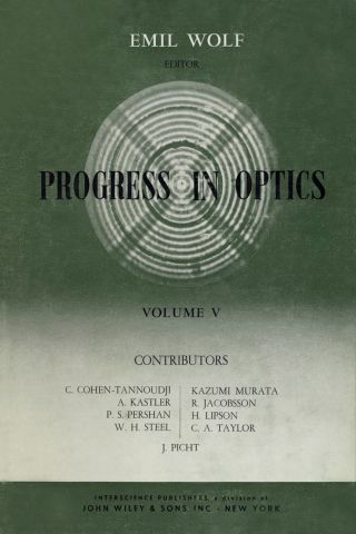 Immagine di copertina: Progress in Optics Volume 5 9780444533371