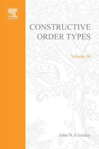 Immagine di copertina: Constructive order types 9780444534200